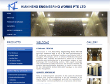 Tablet Screenshot of kianheng.com